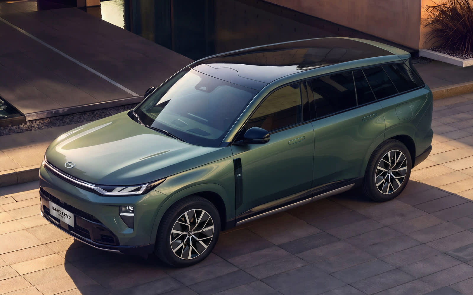 AION GS7 displayed at the 2026 Paris Motor Show