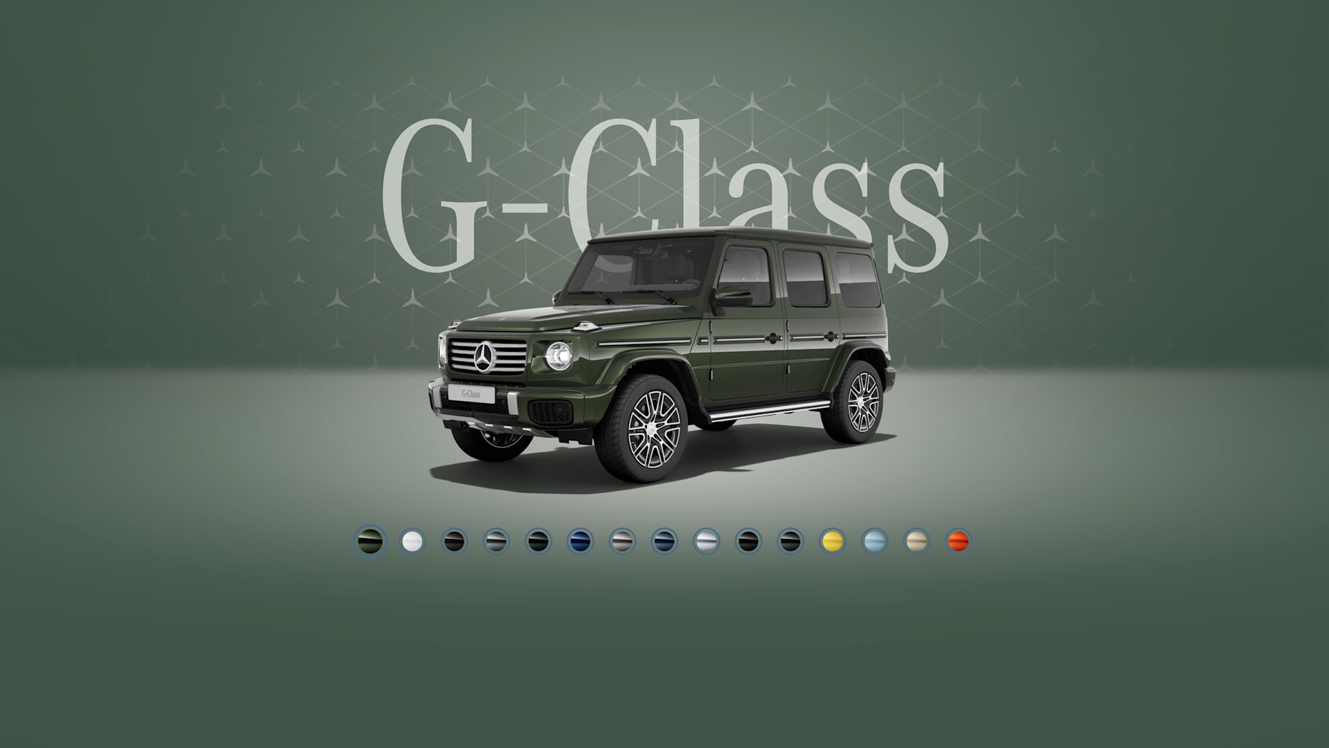 G-Class MANUFAKTUR: Zeytun yaşılı, metallik