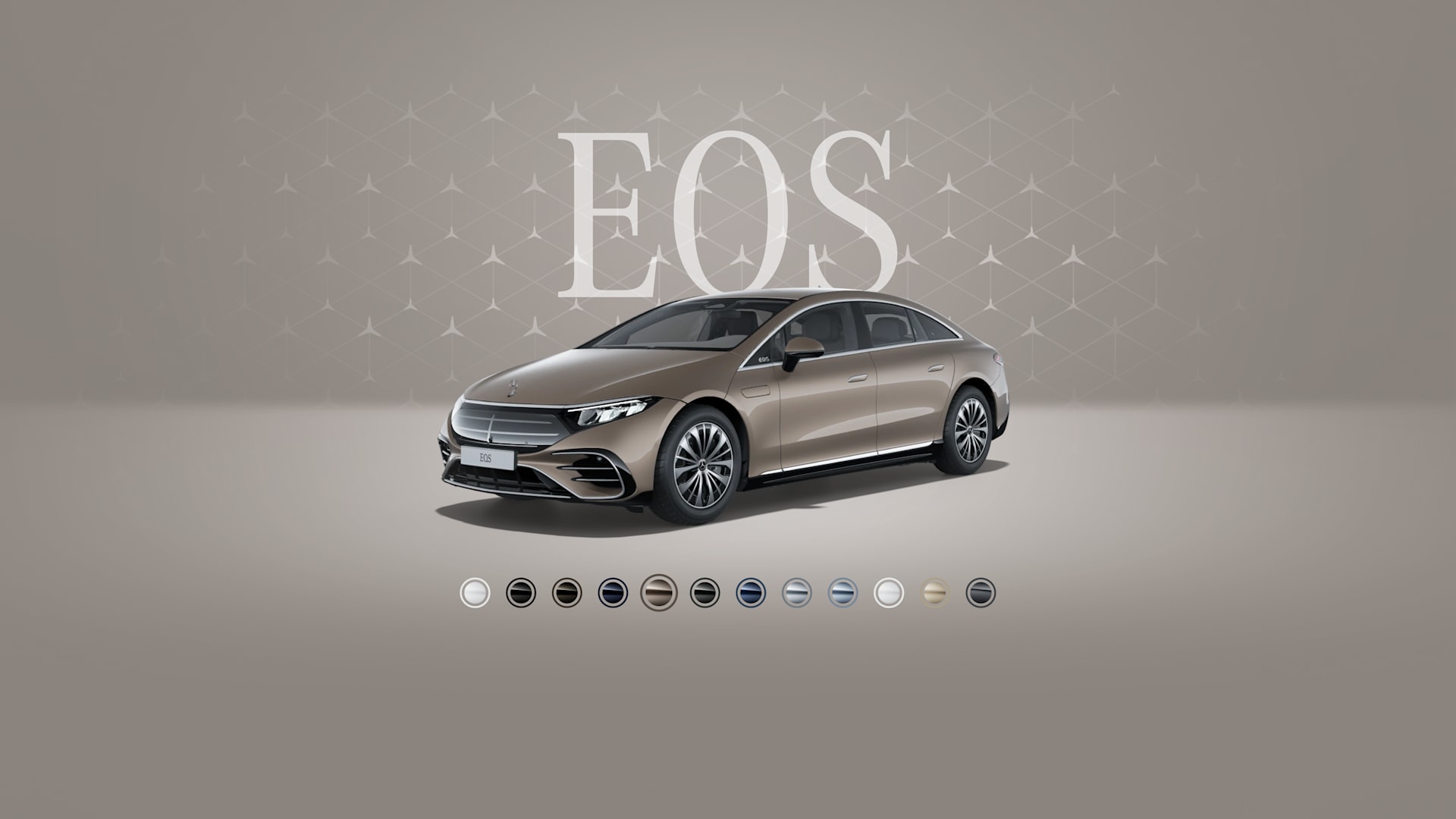 EQS sedan Məxmər qəhvəyi, metallik