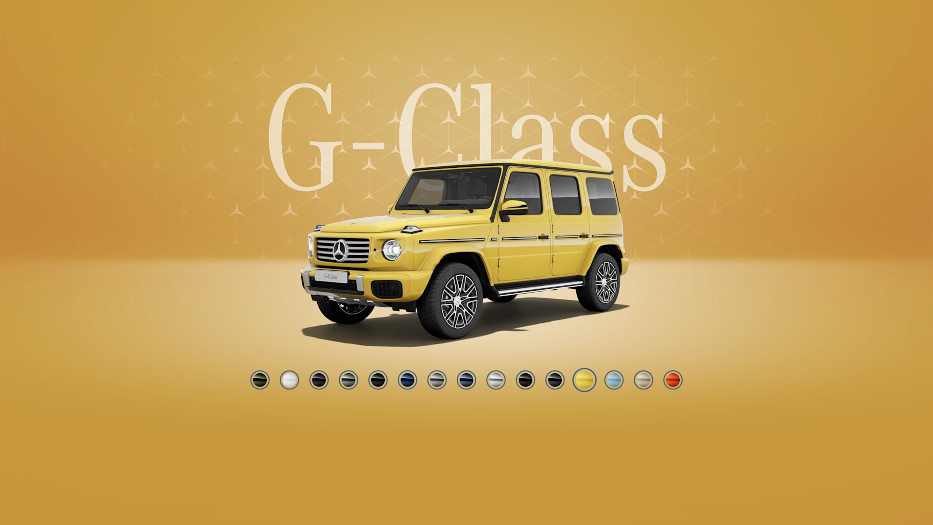 G-Class MANUFAKTUR: Günəş sarısı