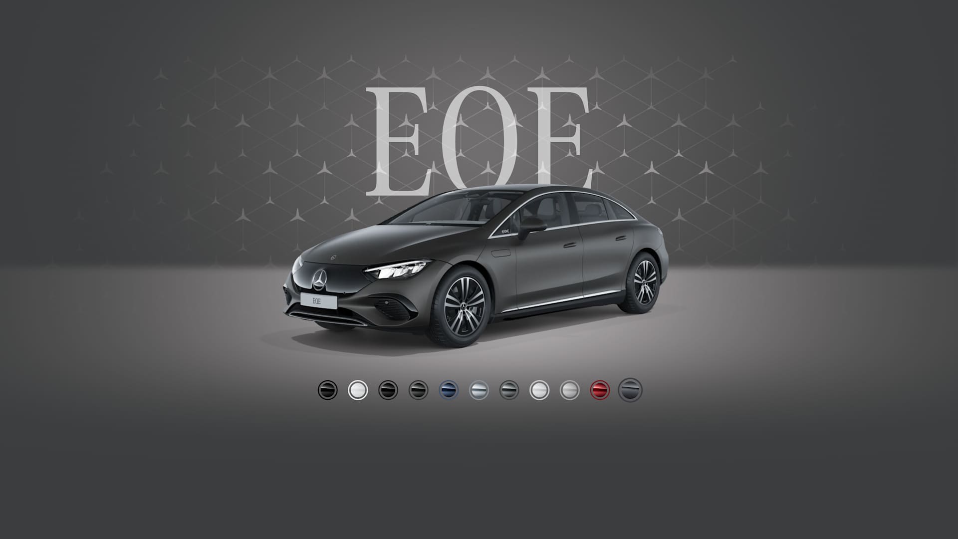 EQE sedan MANUFAKTUR: Qrafit boz, magno