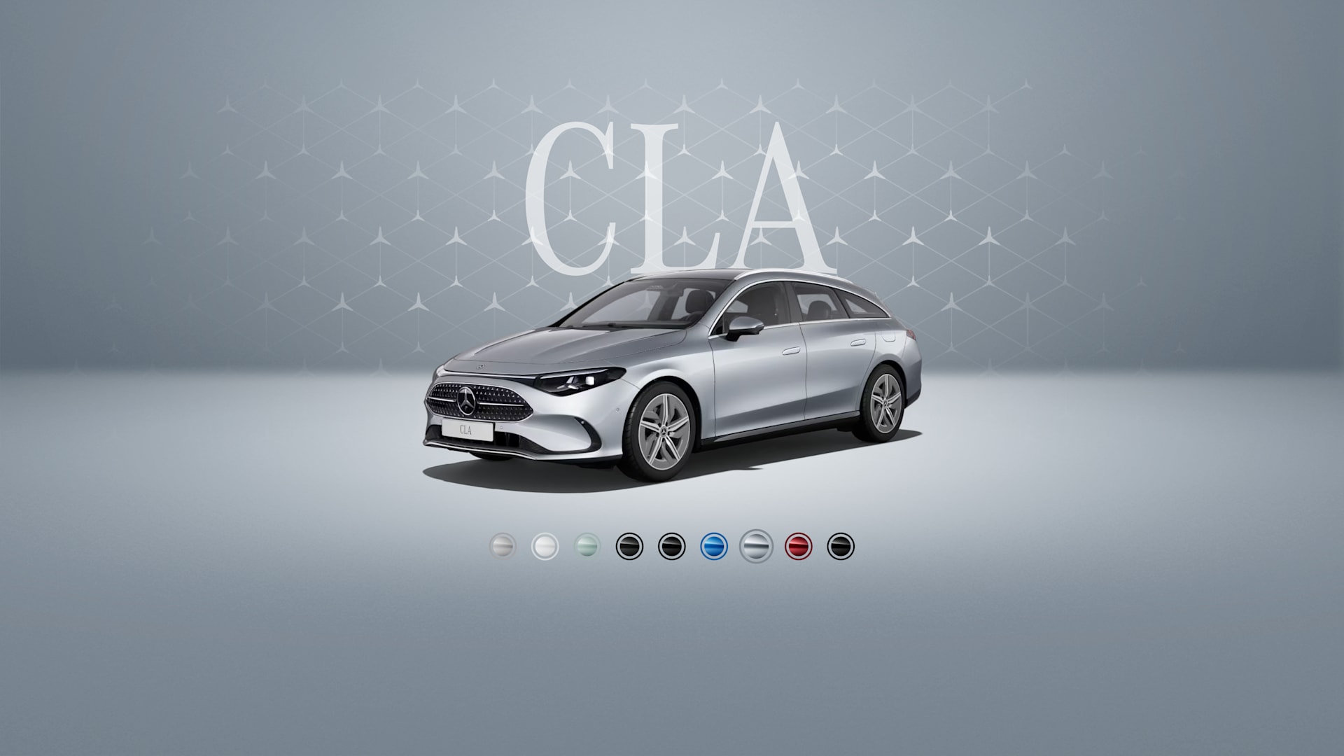 CLA Shooting Brake Hi-tech gümüşü, metallik
