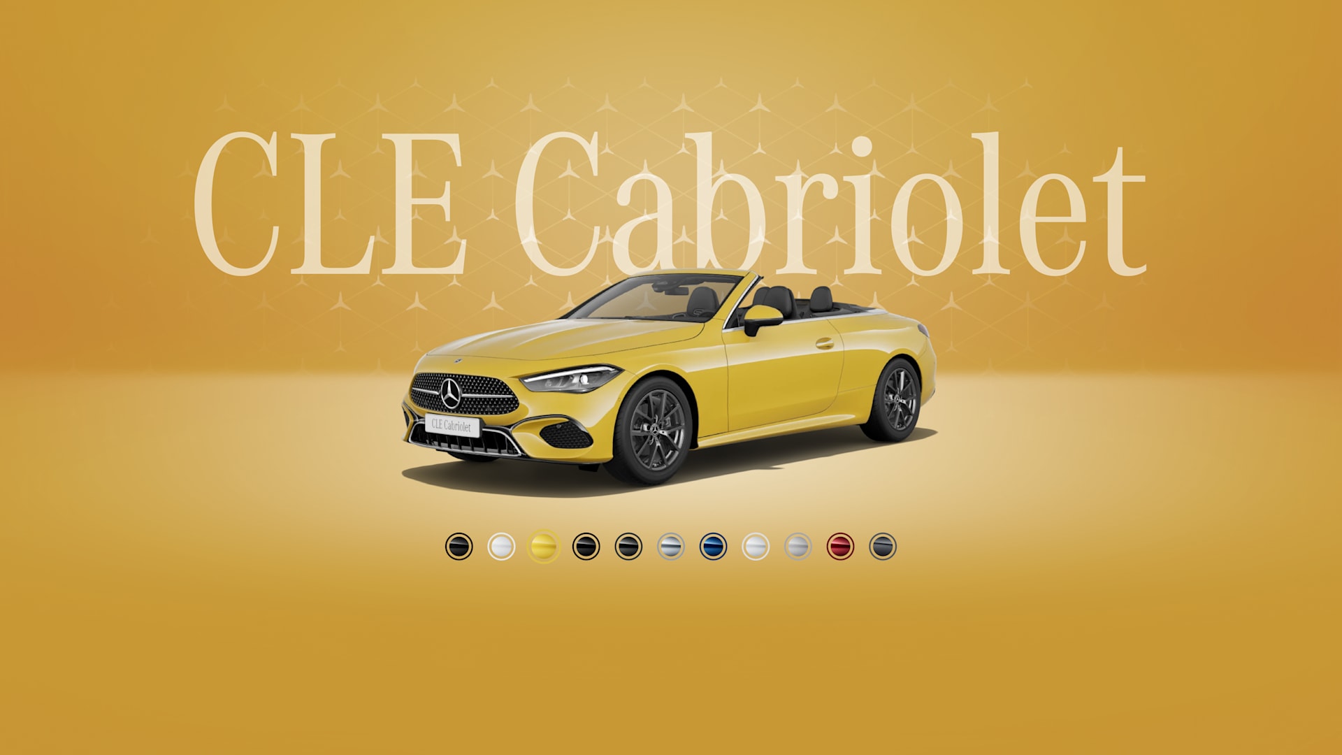 CLE Kabriolet Günəş sarısı