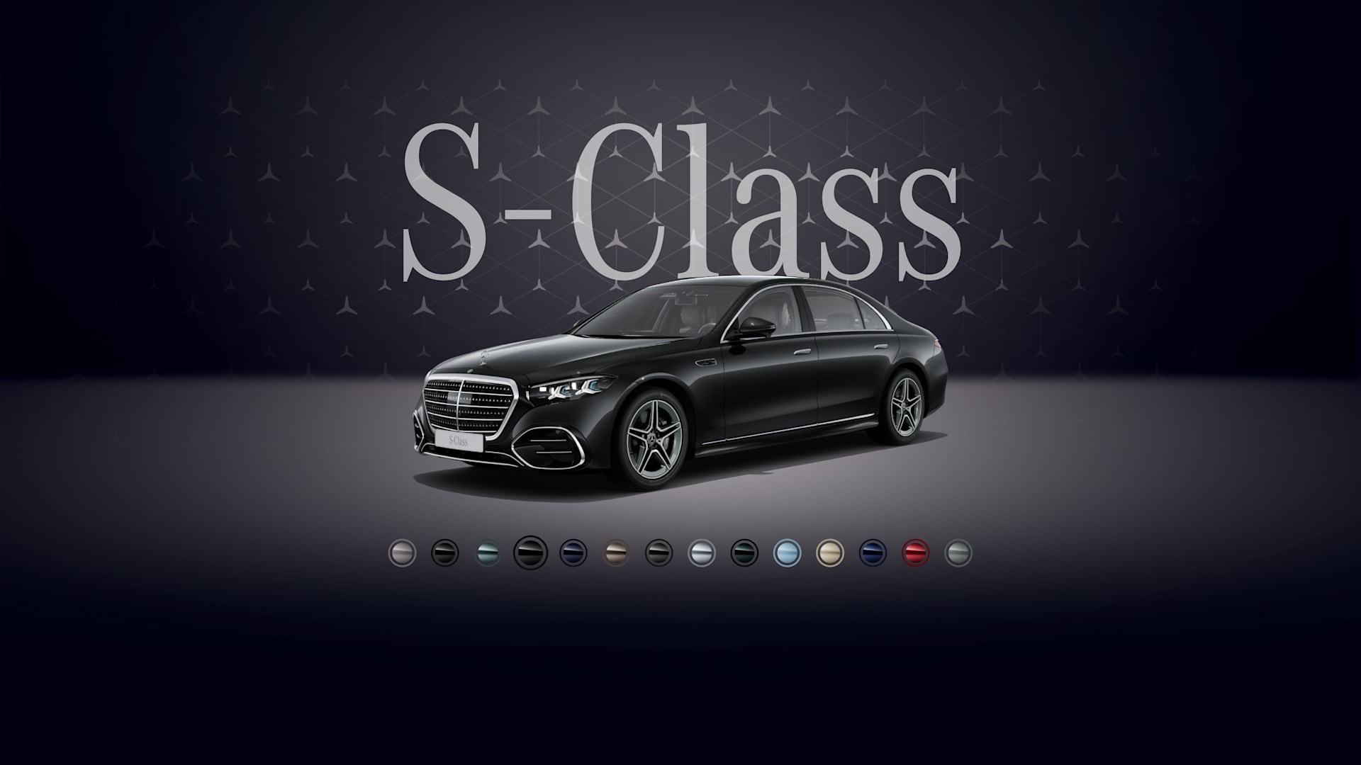 Yeni S-Class Obsidian qara, metallik