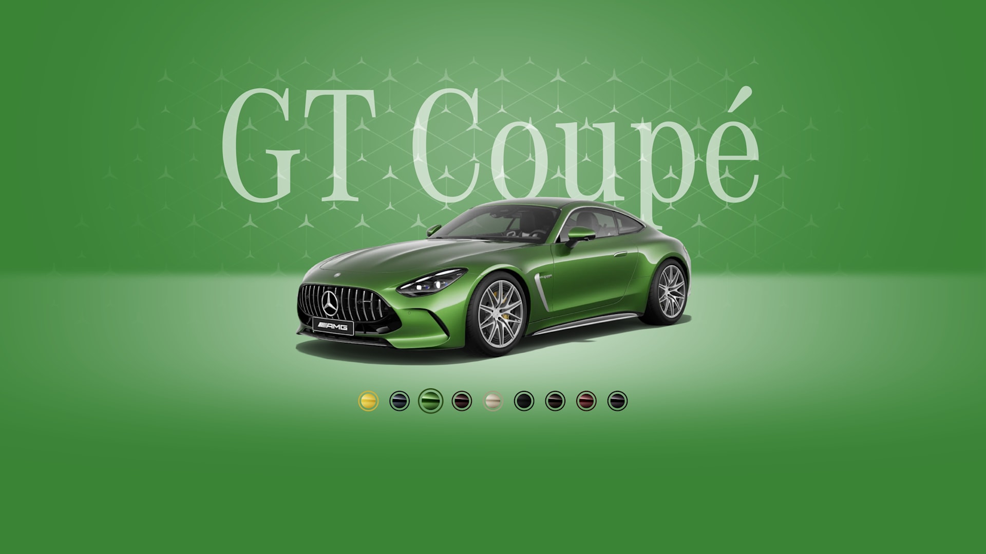Mercedes-AMG GT Coupé Elbait yaşılı, metallik