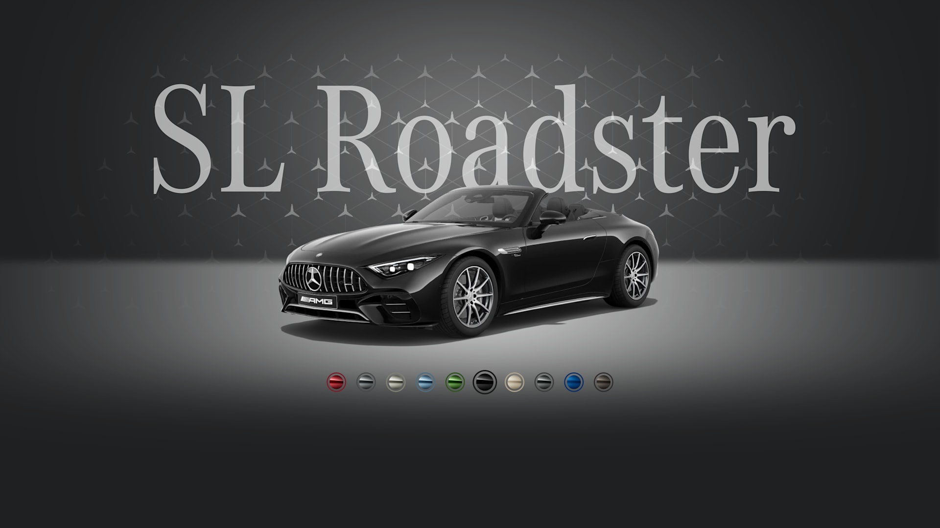 Mercedes-AMG SL Rodster Obsidian qara, metallik