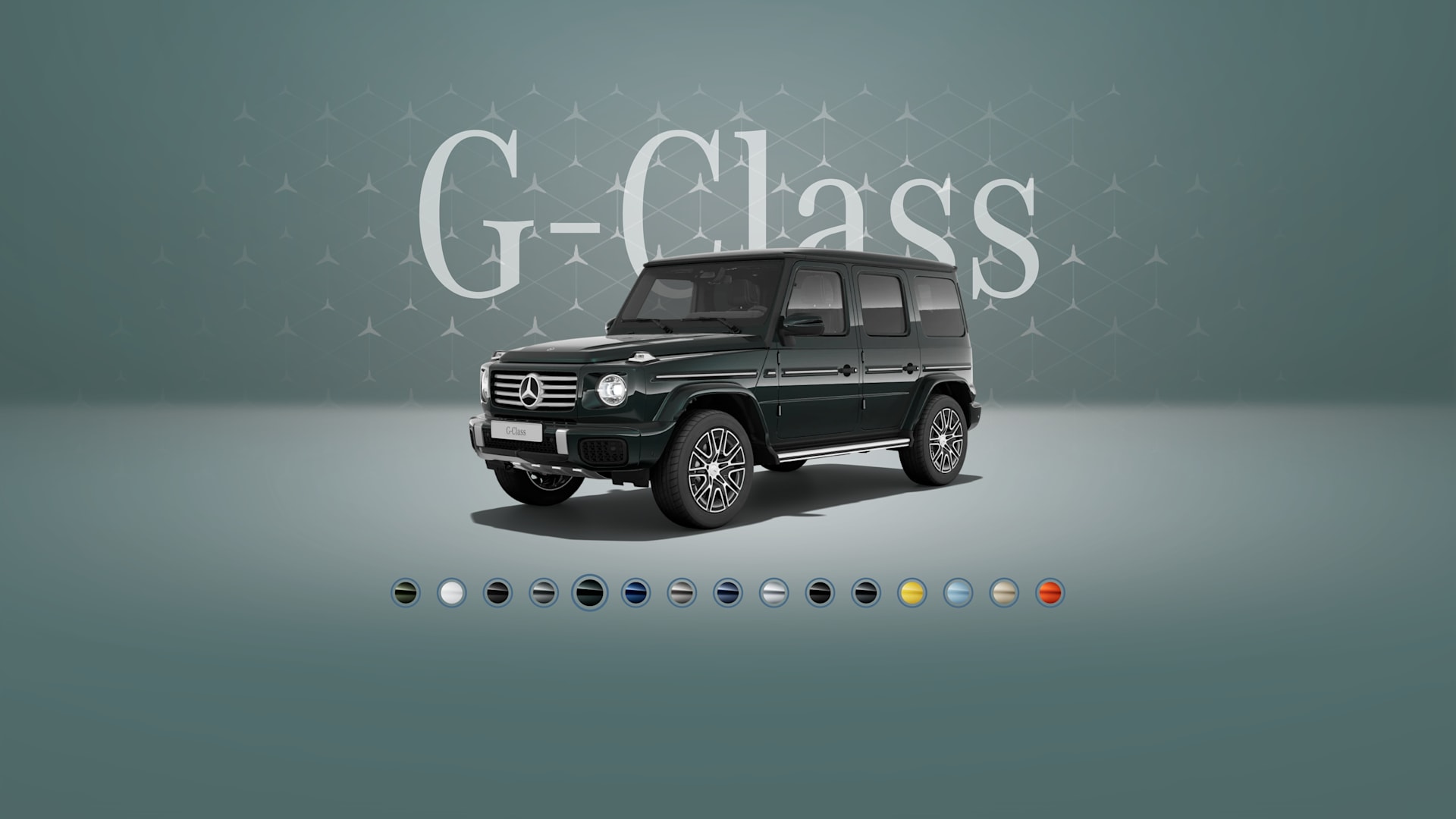 G-Class Zümrüd yaşılı, metallik