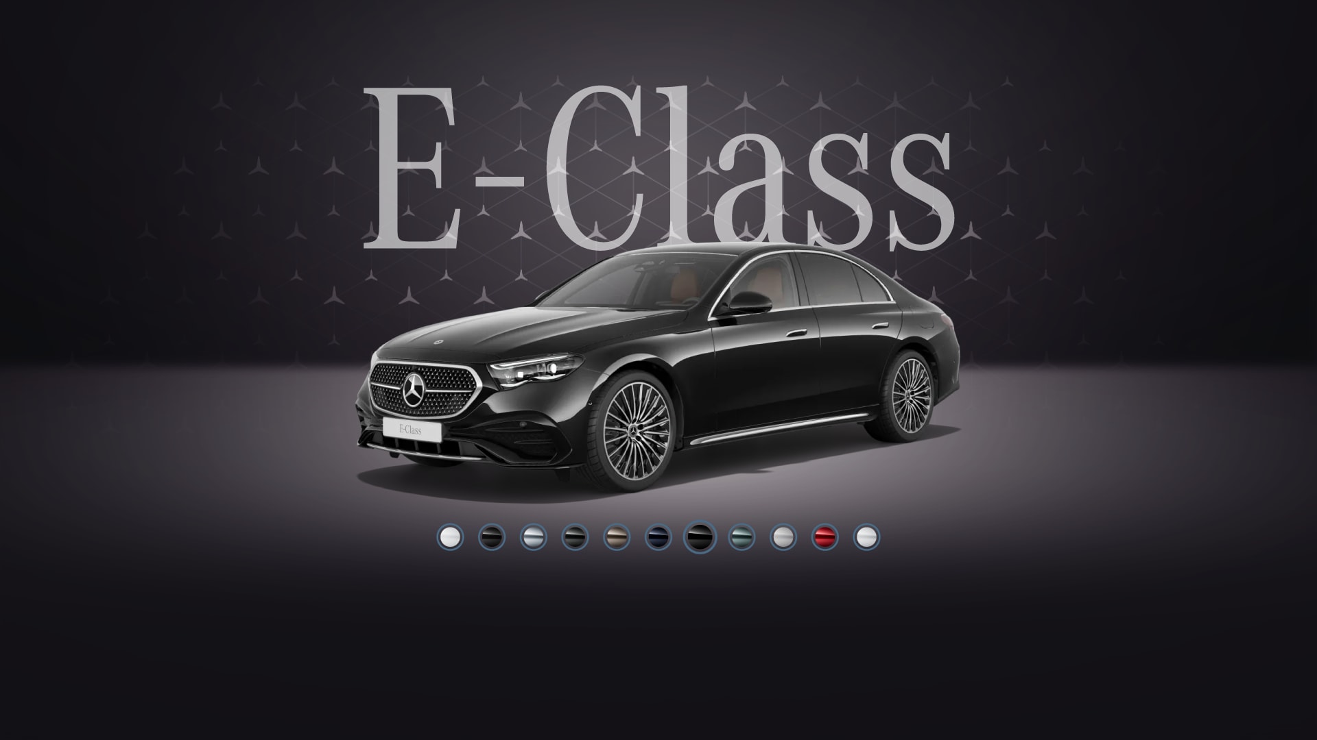 E-Class Obsidian qara, metallik