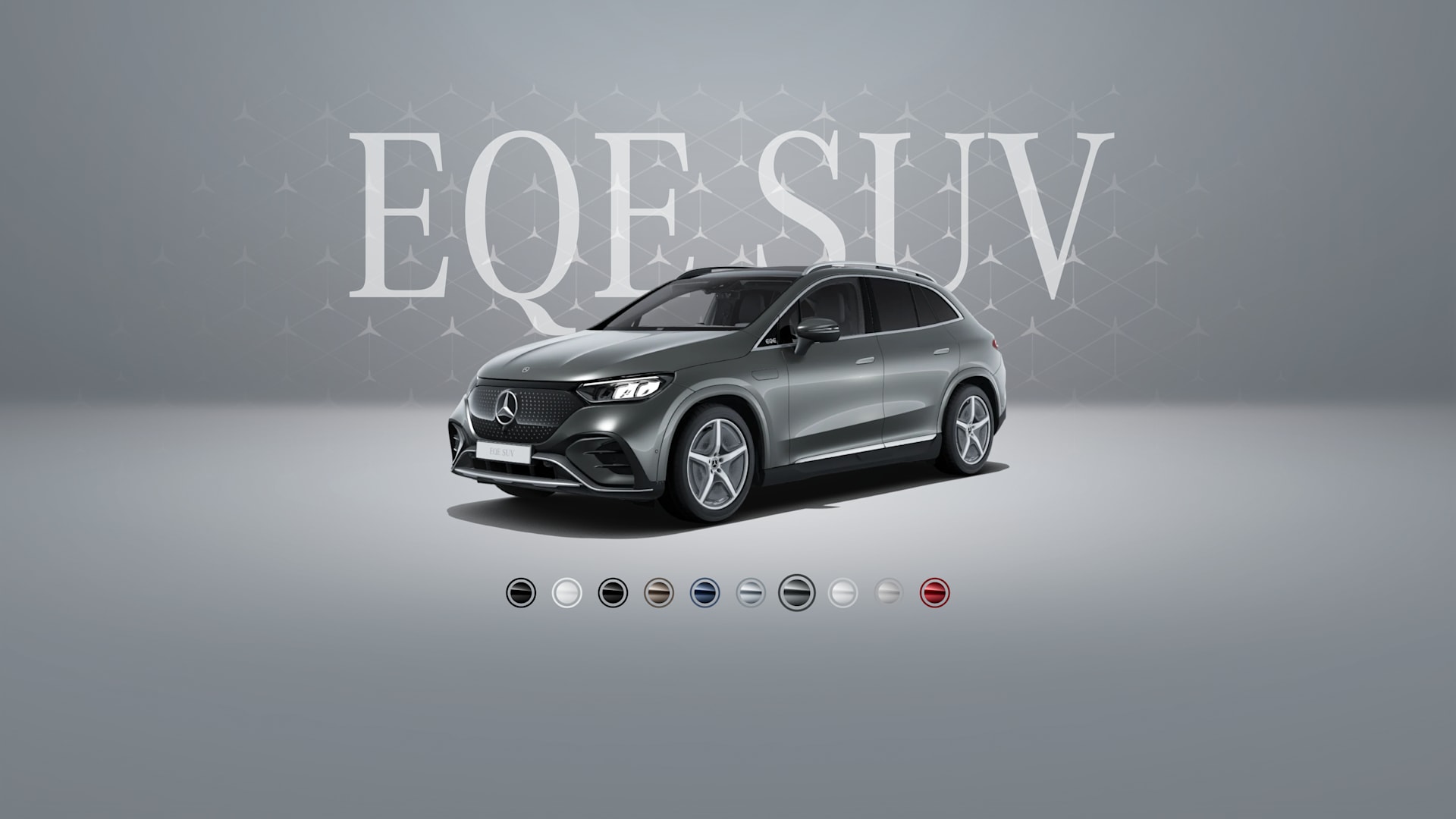 EQE SUV Selenit boz, metallik