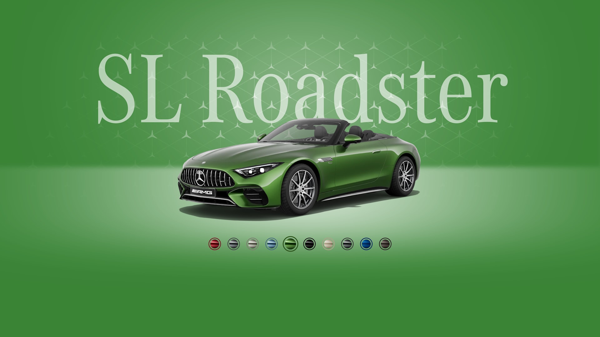 Mercedes-AMG SL Rodster Elbait yaşılı, metallik