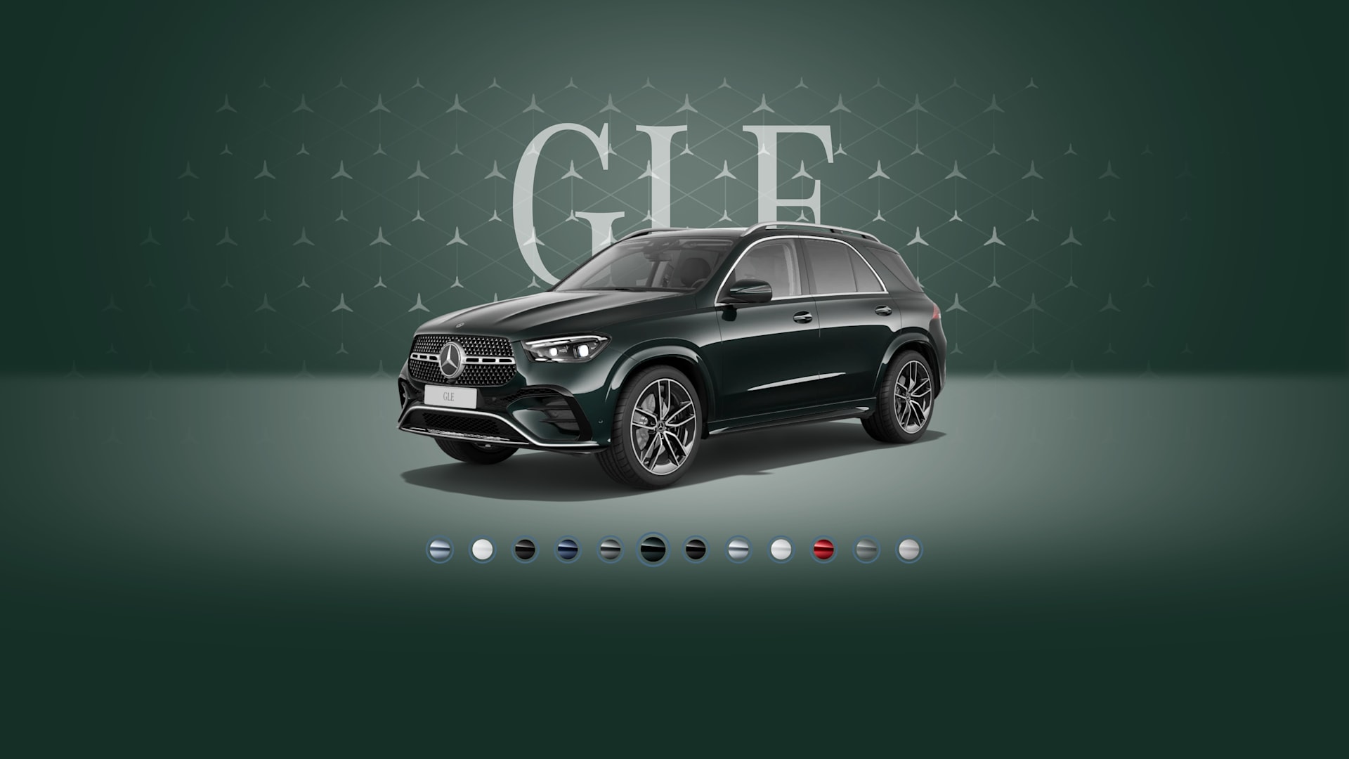 GLE SUV Zümrüd yaşılı