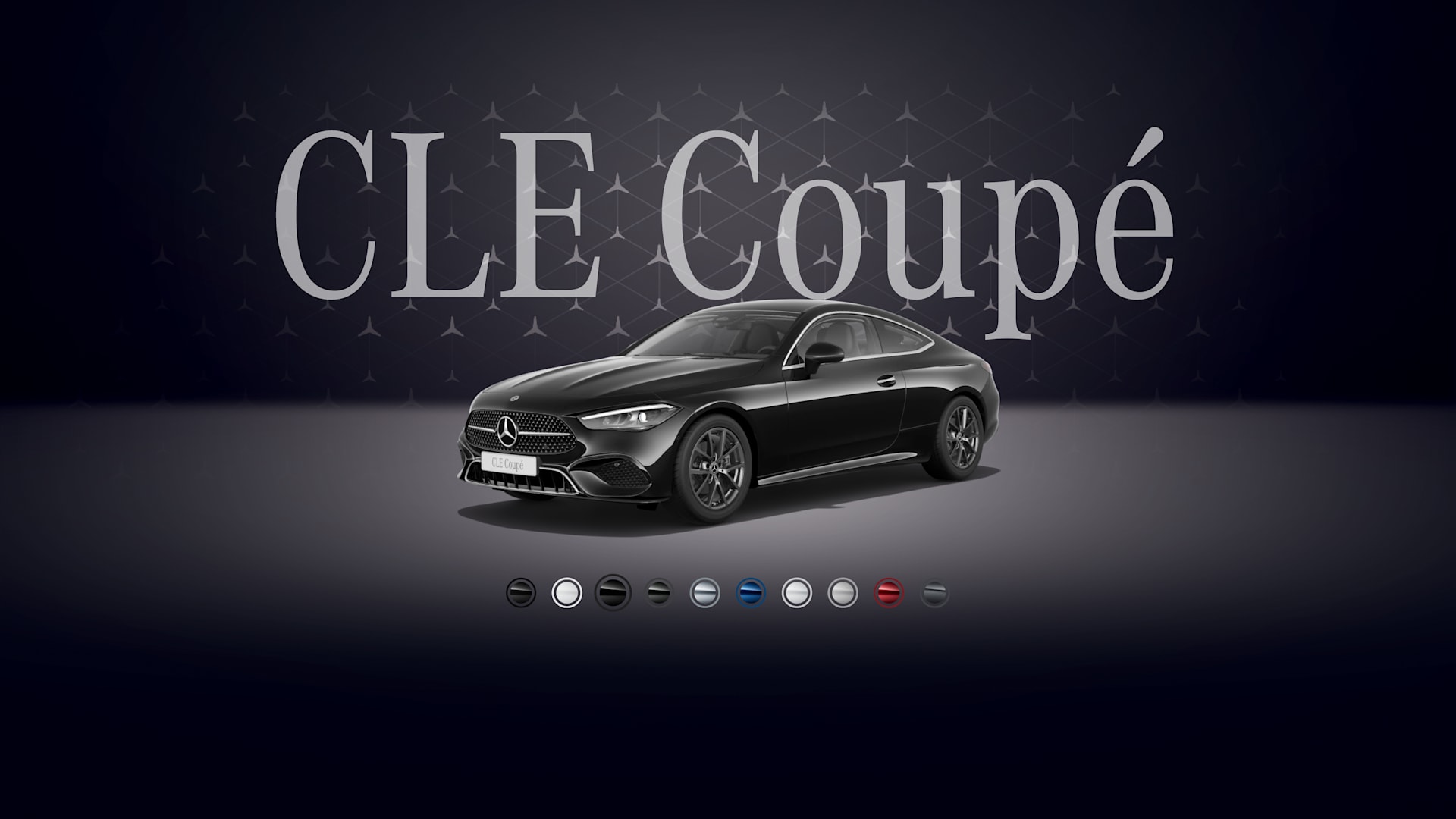 CLE Coupé Obsidian qara, metallik
