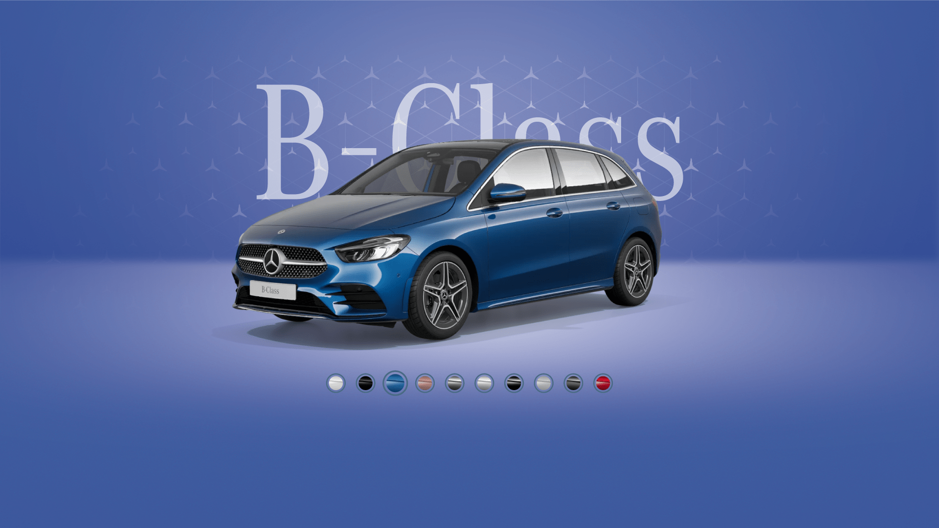 B-Class Hetçbek Spektral mavi, metallik