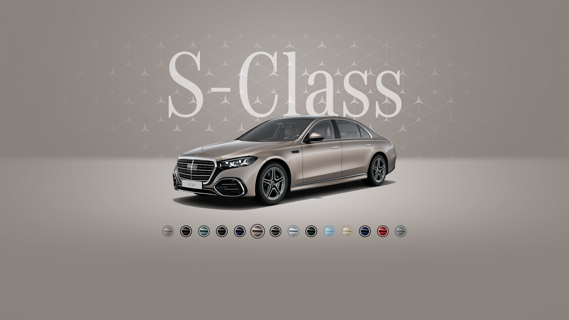 Yeni S-Class Məxmər qəhvəyi, metallik