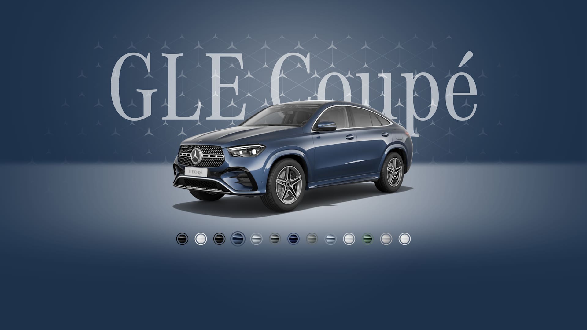 GLE Coupé Sodalit mavi, metallik
