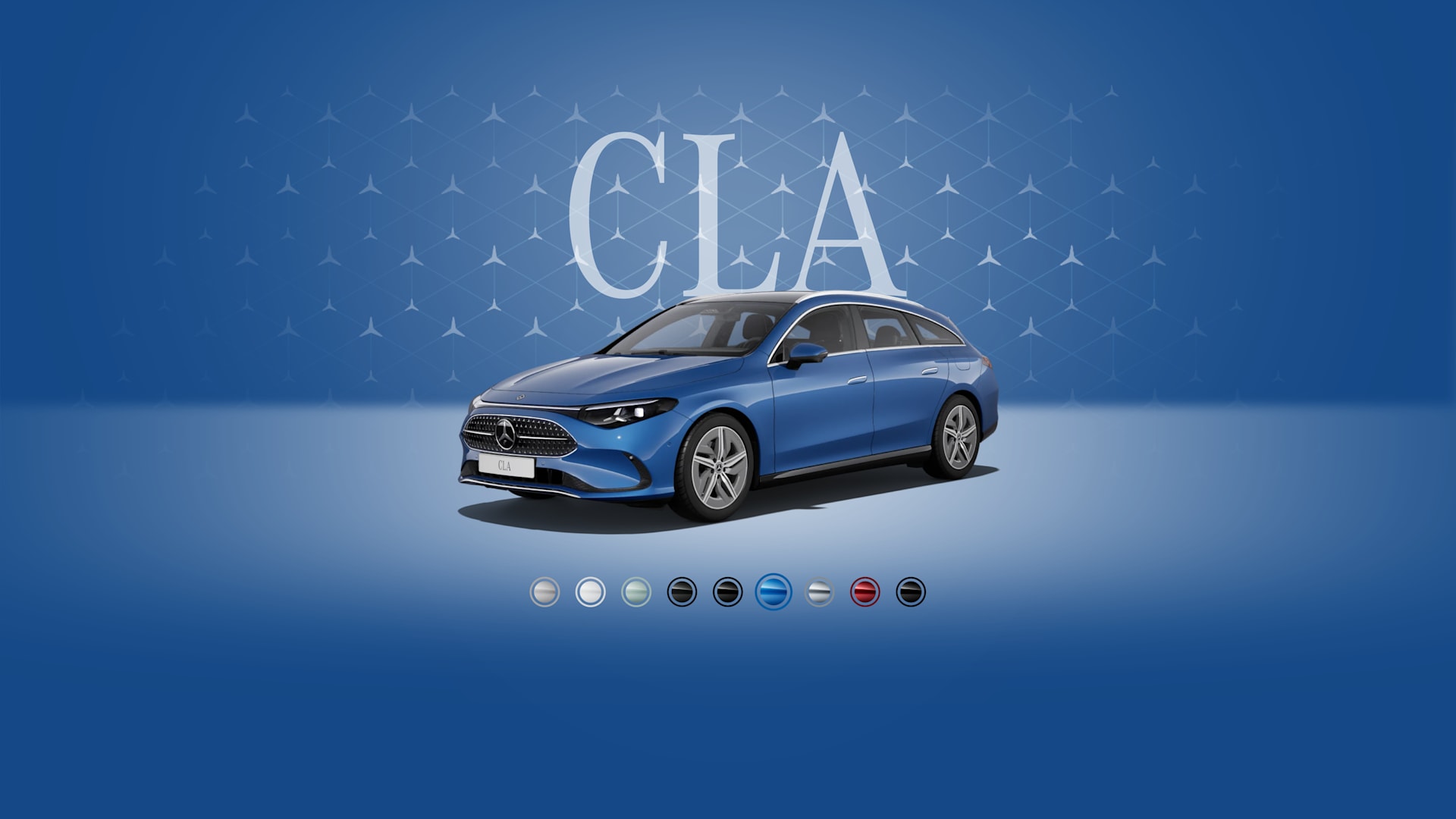 CLA Shooting Brake Şəffaf mavi, metallik