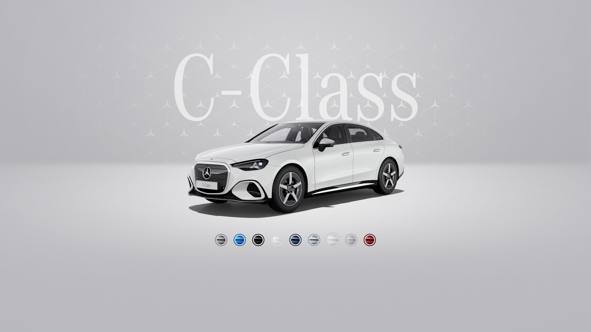 Yeni elektrik C-Class MANUFAKTUR: Opalit ağ, parlaq