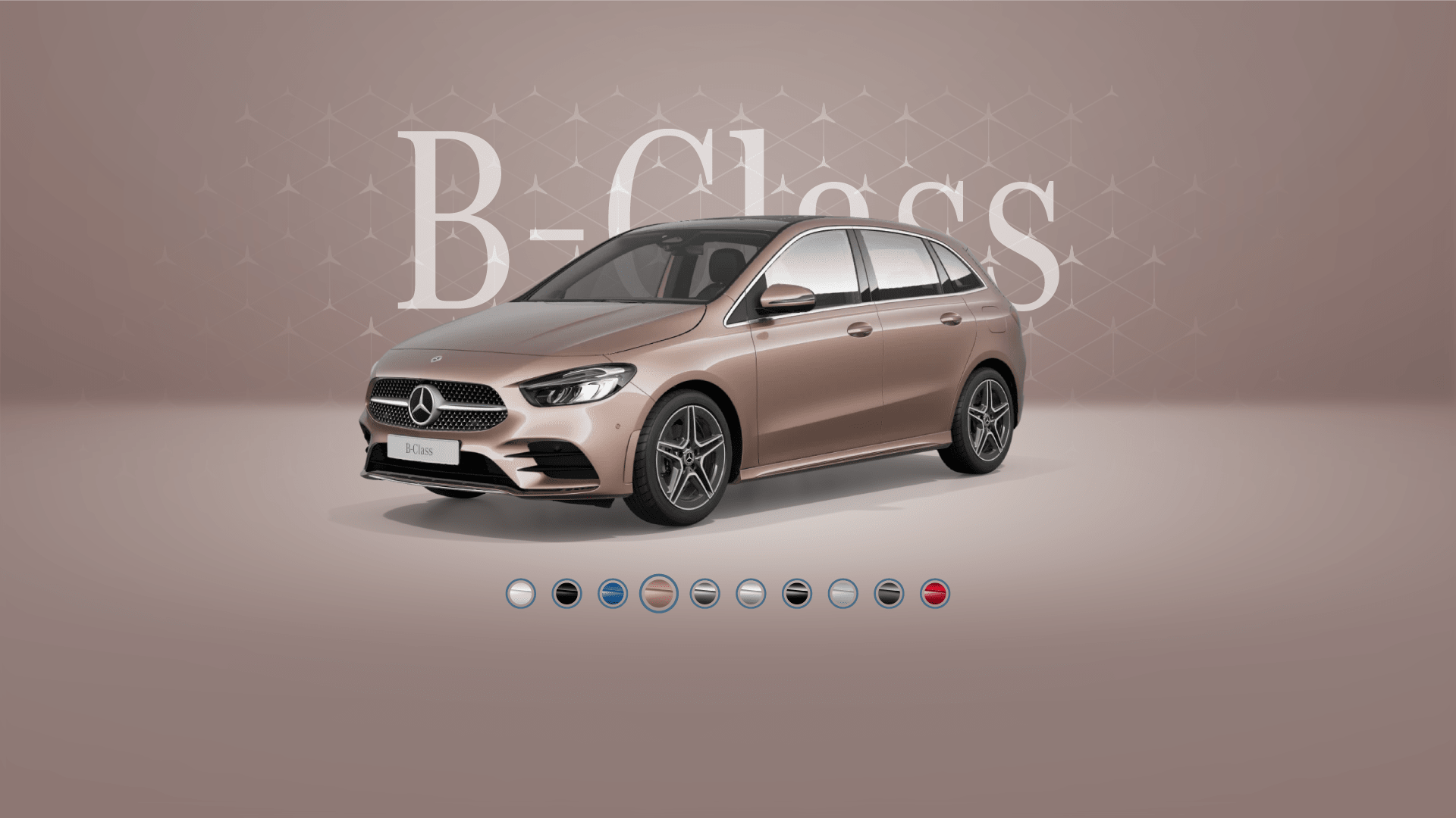 B-Class Hetçbek Qızılgül qızılı, metallik