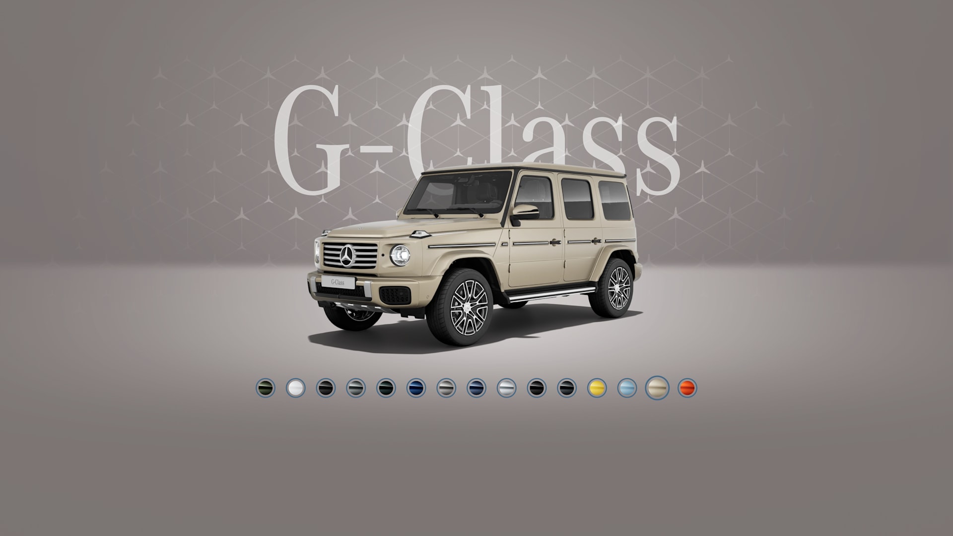 G-Class MANUFAKTUR: Kalahari qızılı, magno