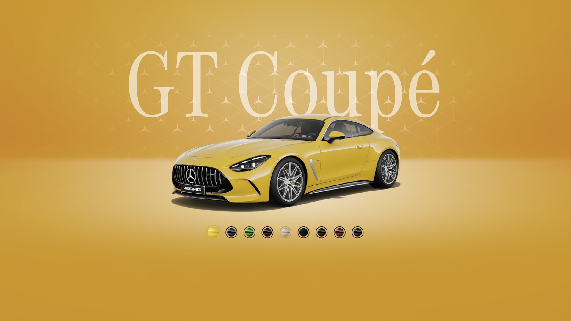 Mercedes-AMG GT Coupé Günəş sarısı