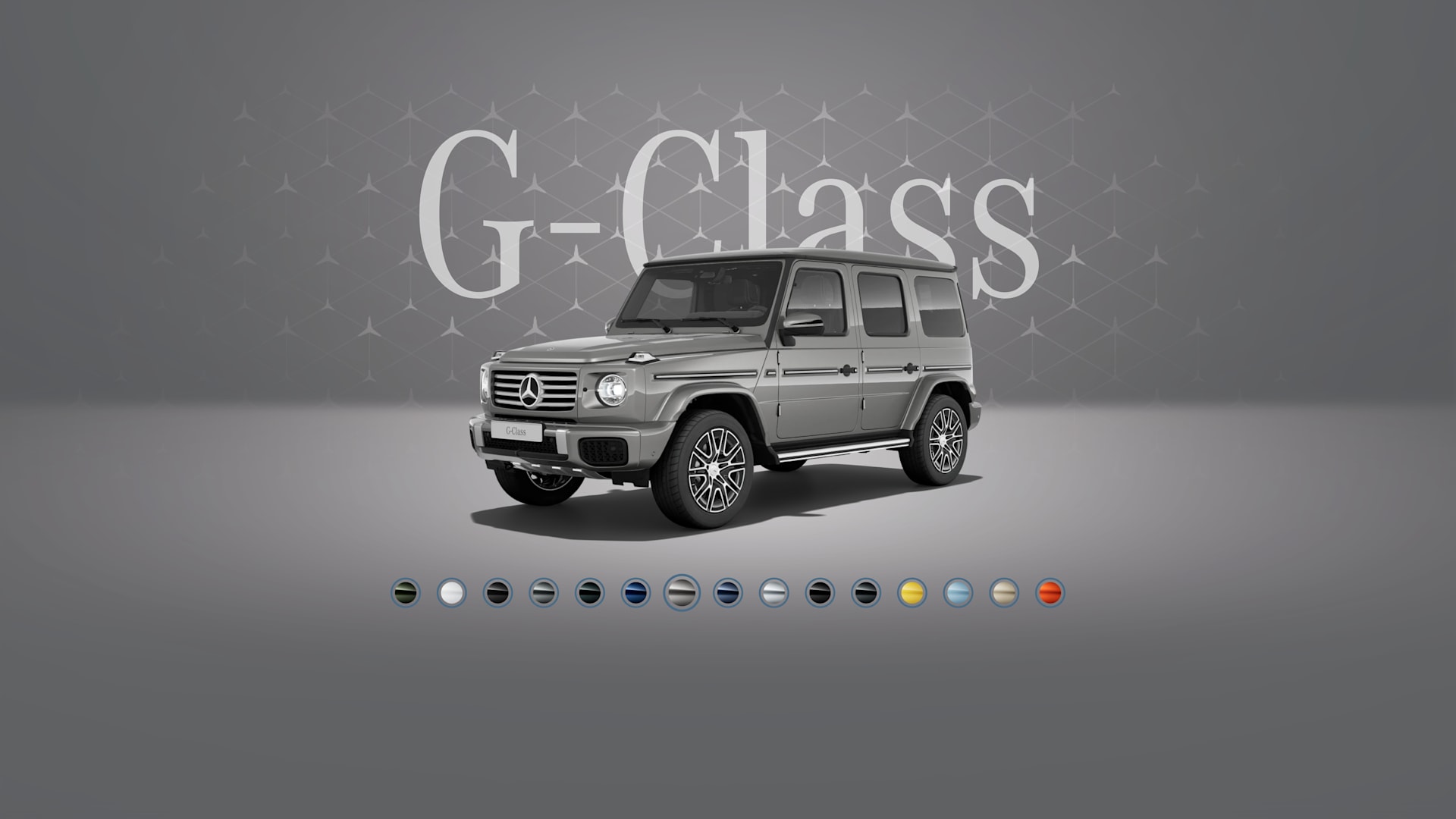 G-Class Mojave gümüşü, metallik