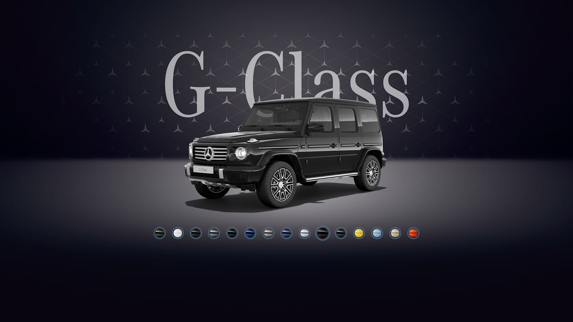 G-Class Obsidian qara, metallik