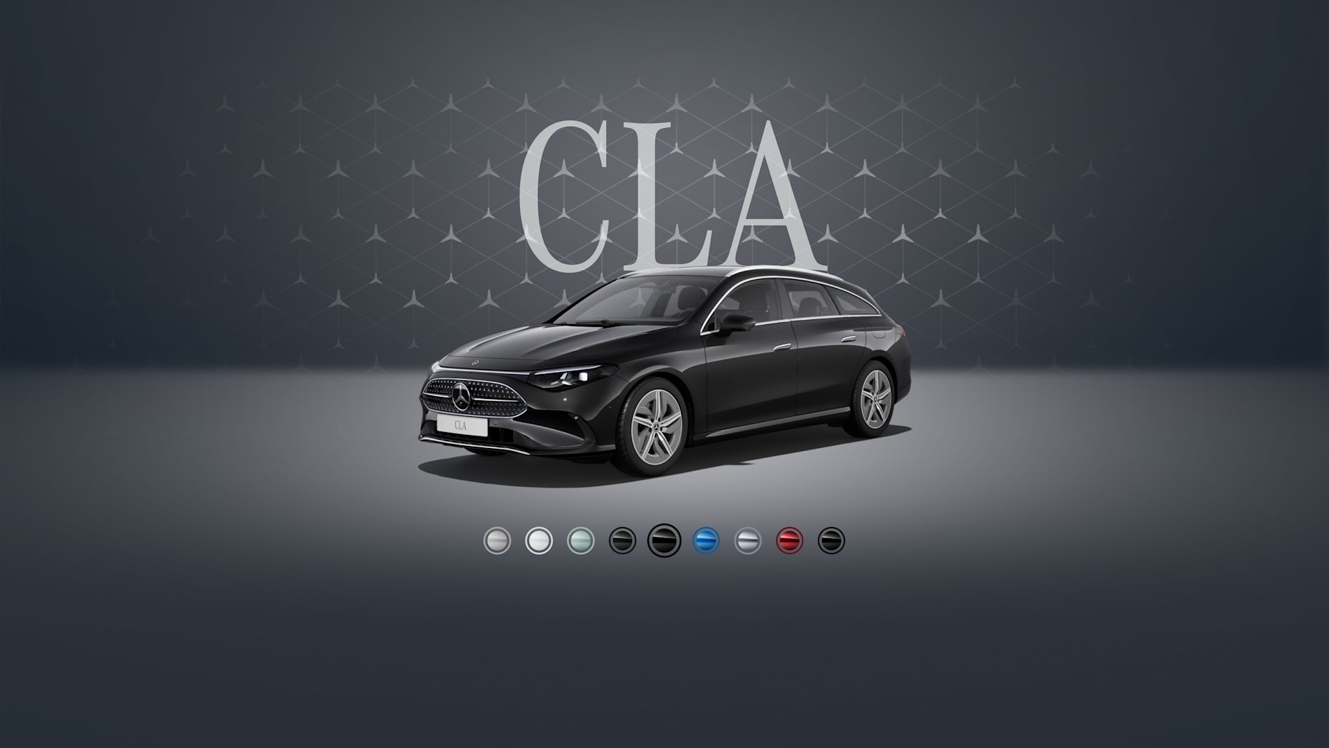 CLA Shooting Brake Kosmos qarası, metallik