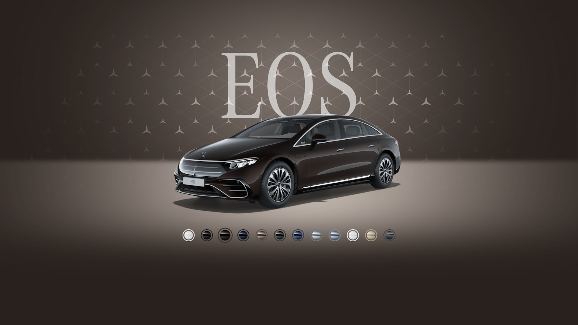 EQS sedan Oniks qara, metallik
