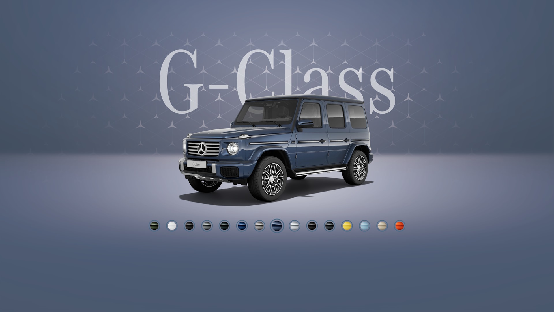 G-Class Sodalit mavi, metallik