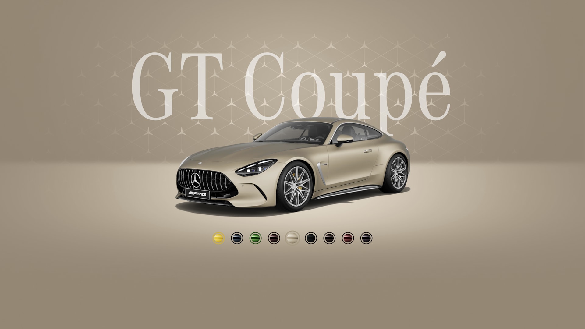 Mercedes-AMG GT Coupé MANUFAKTUR: Kalahari qızılı, magno