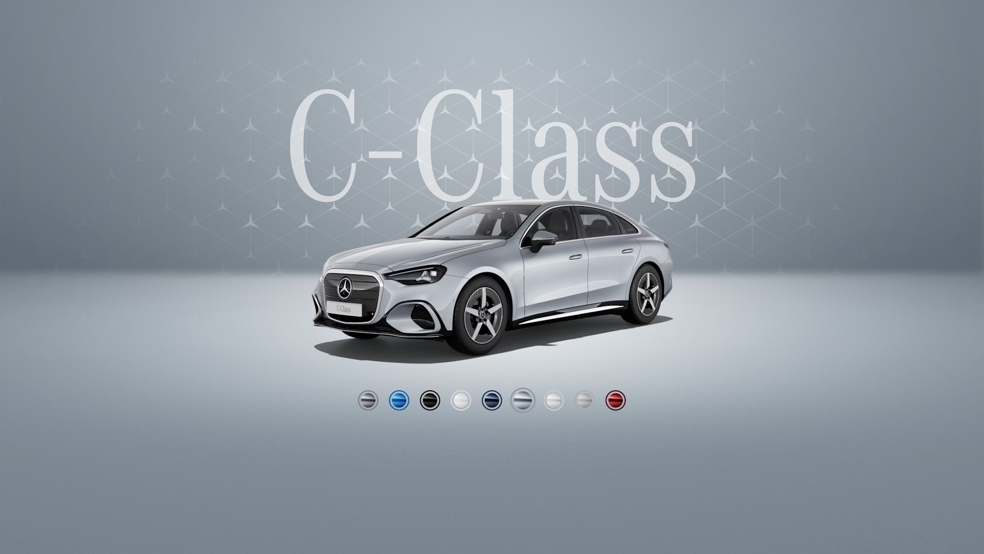 Yeni elektrik C-Class Hi-tech gümüşü, metallik
