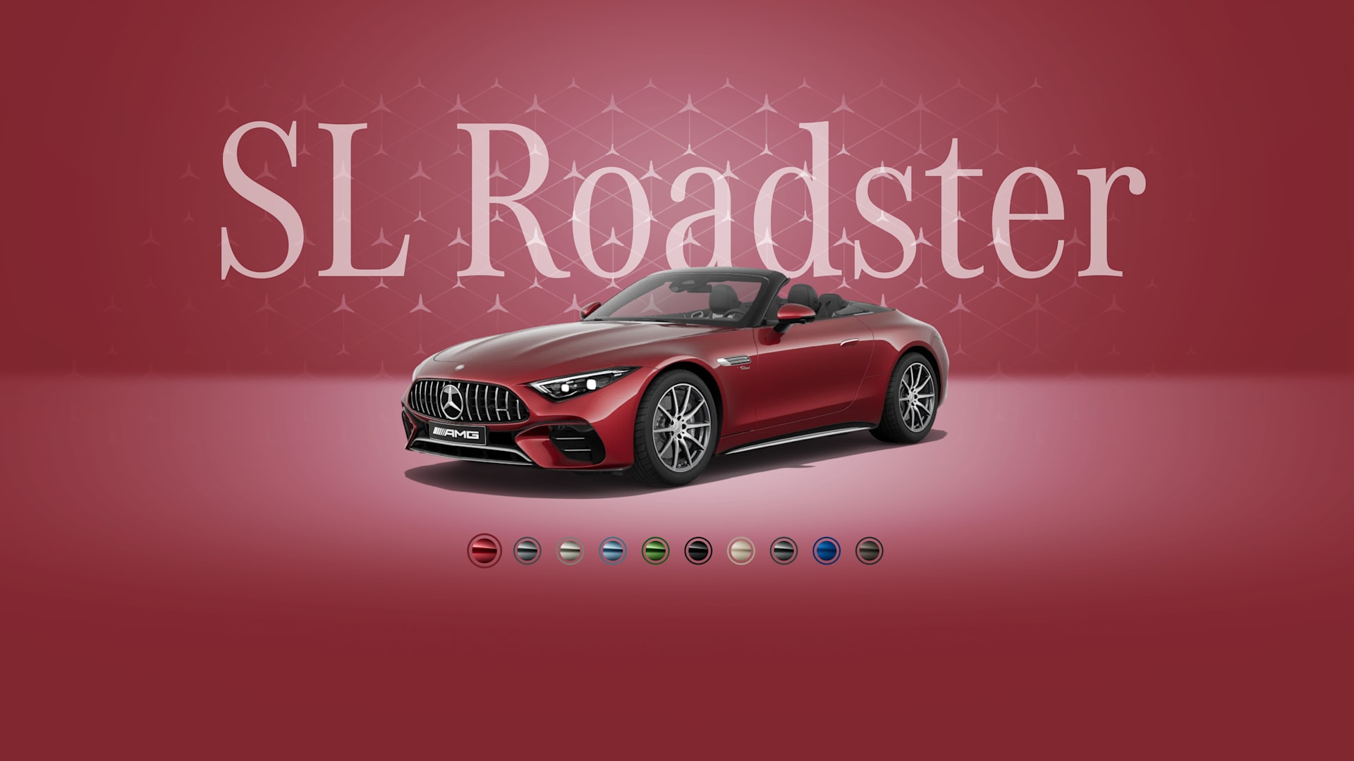 Mercedes-AMG SL Rodster MANUFAKTUR: Pataqoniya qırmızısı, parlaq
