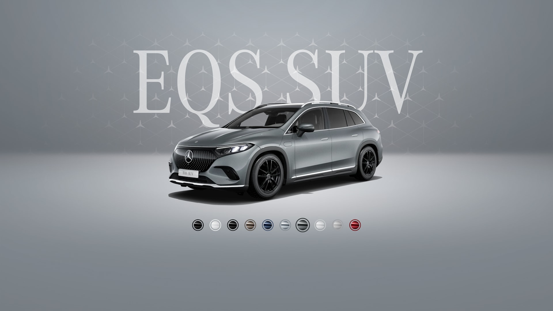 EQS SUV Selenit boz, metallik