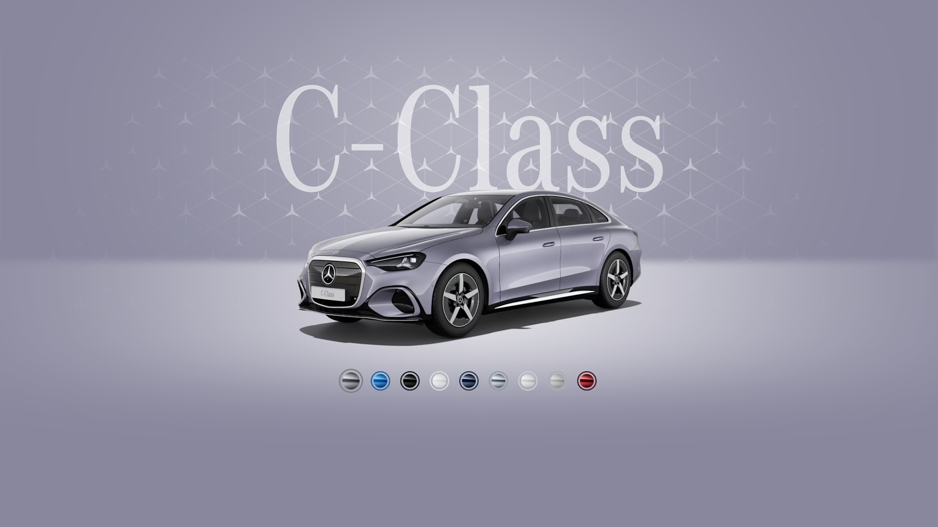 Yeni elektrik C-Class Lavanda gümüşü, metallik