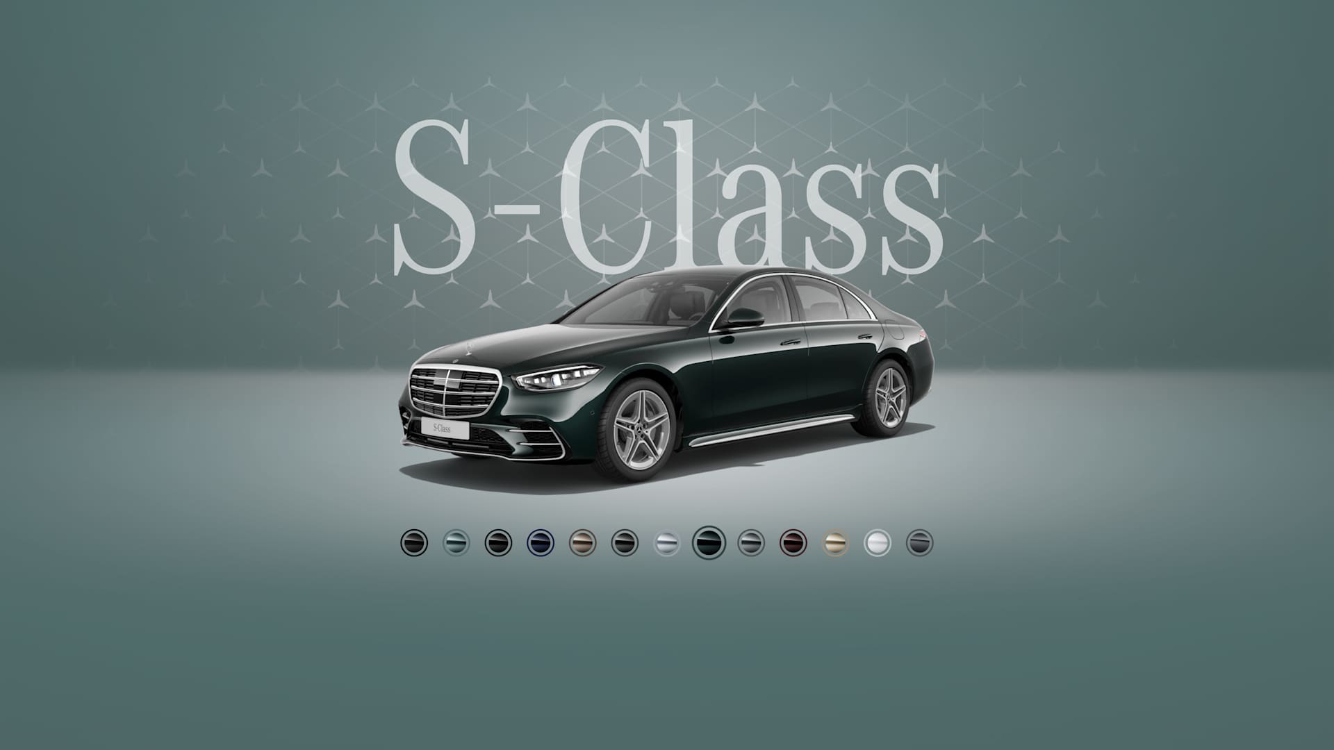 S-Class Zümrüd yaşılı, metallik