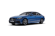 Mercedes classe C Sedan bleu 