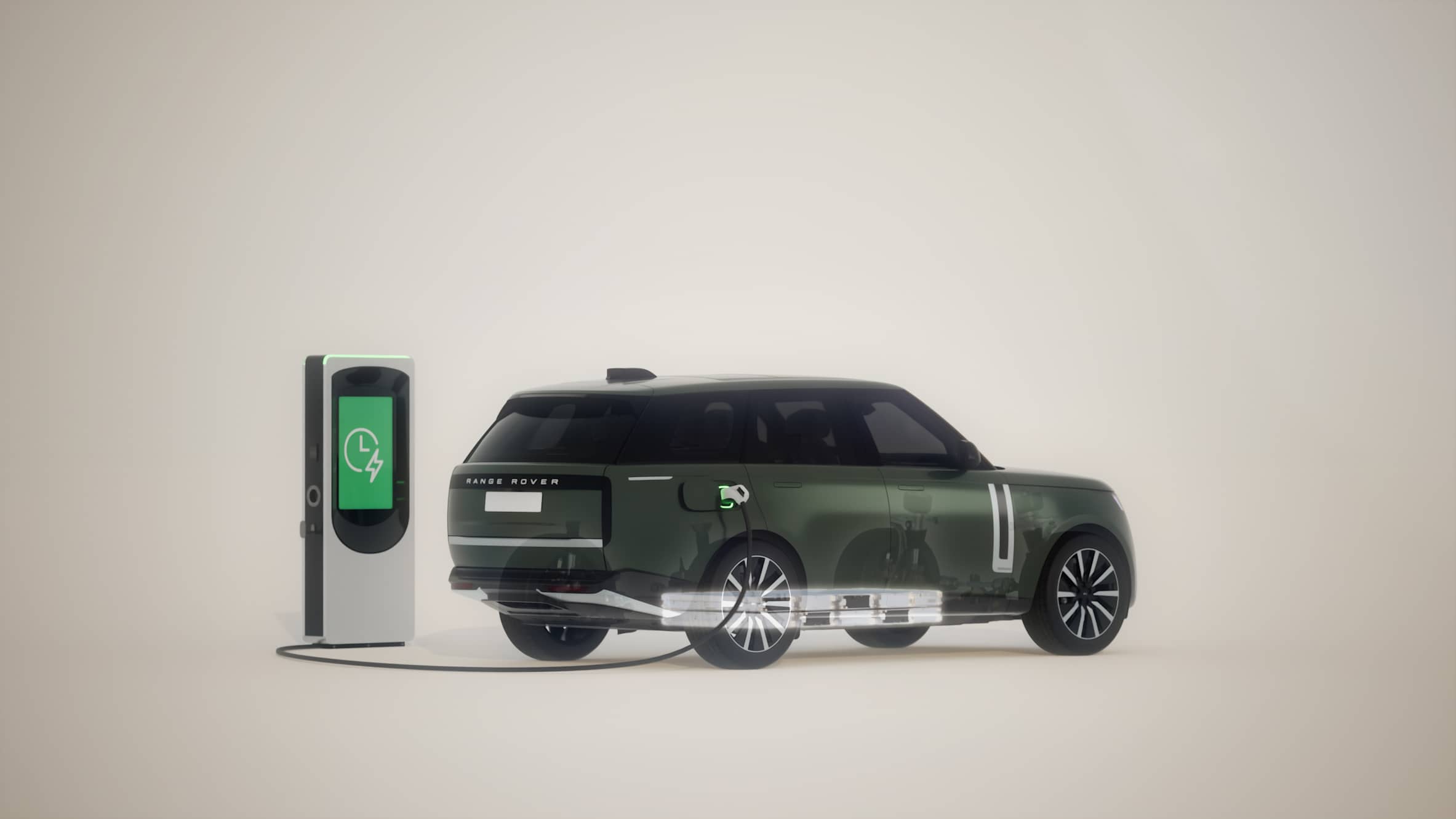 Range Rover Electric charging