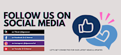 Follow us on Social Media