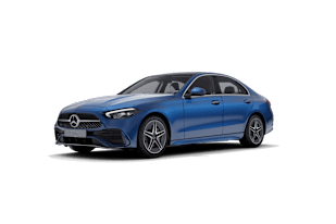Mercedes classe C Sedan bleu 