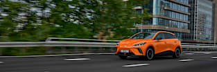 mg4 ev outdoor on road