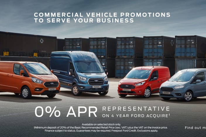 new van deals 0 finance ford