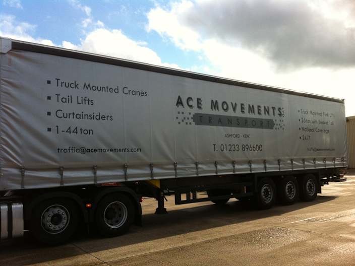 Truck Curtain Printing Ashford Kent Channel Commercials Signs