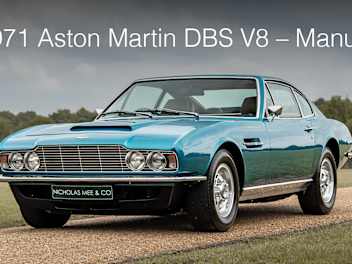 1971 Aston Martin DBS V8 For Sale | Nicholas Mee & Co