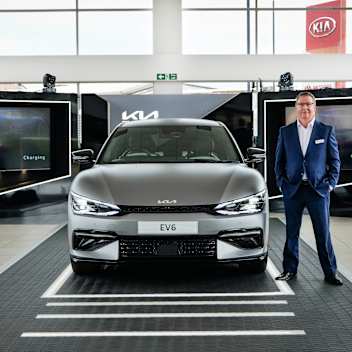 Behind the scenes at the Kia EV6 Launch Event Wessex Garages
