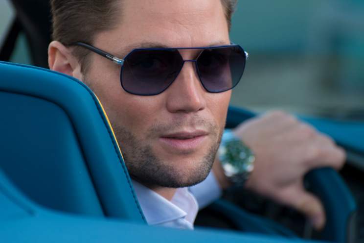 Aston martin titanium sunglasses clearance