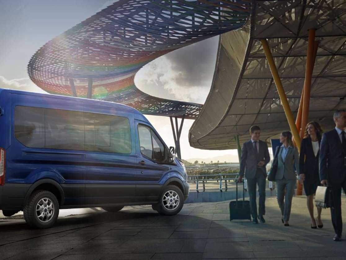 Modern minibus Ford Modern minibus Ford