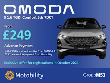 New Omoda 5 Comfort Motability Offer M53 Omoda