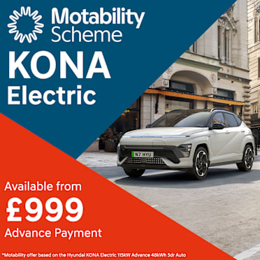 Hyundai kona electric on motability discount