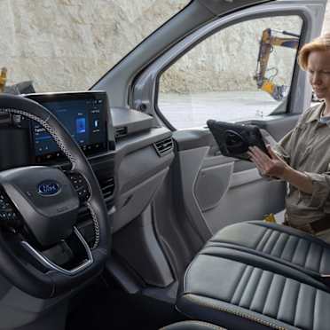 New transit custom top interior