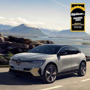 Megane E tech is always in Top Gear O Briens Kilkenny